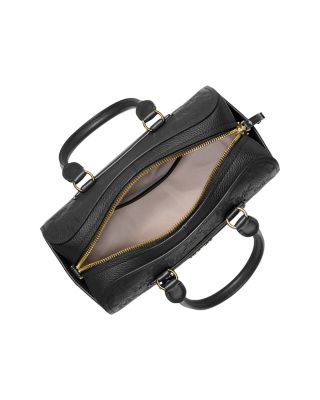 Jet Set Travel Extra Small Logo Embossed Leather Duffle Bag