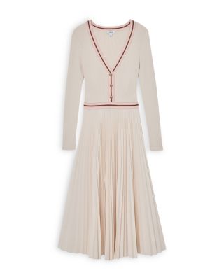 Gaia Knit Woven Mix Dress