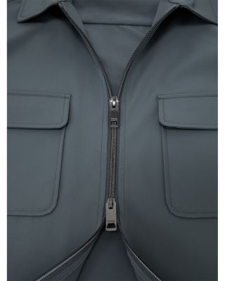 Technical Zip Through Pocket Jacket