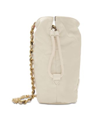 Quilted & Check Reversible Horseshoe Chain Pouch