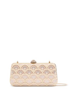 Minaudiere Embellished Chain Strap Wallet 