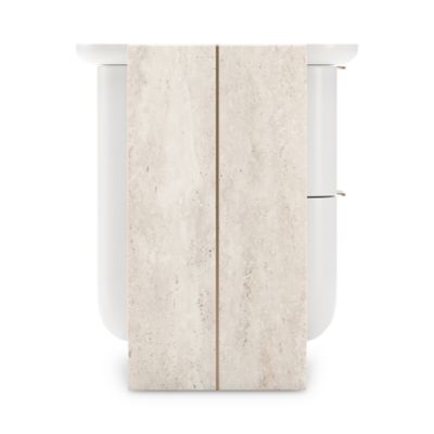 Overlap Small Nightstand, Light