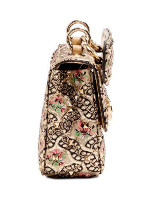 Small Stud & Flower Shoulder Bag 