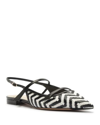 Women's Raffia Slingback Flats