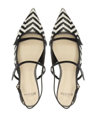 Women's Raffia Slingback Flats