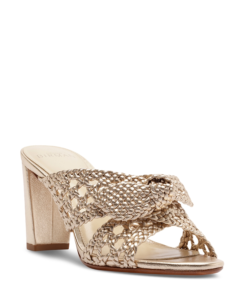 Alexandre Birman Women's Belinda Leather Slide Sandals