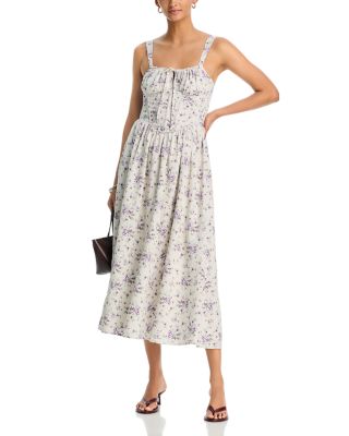 Tie Midi Dress - Exclusive 