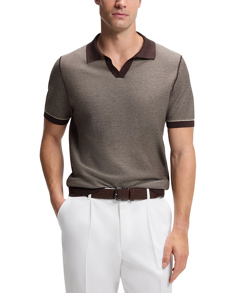 Boss Cotton Blend Knit Polo