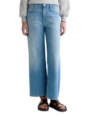 Mid Rise Wide Leg Ankle Jeans in Expedition