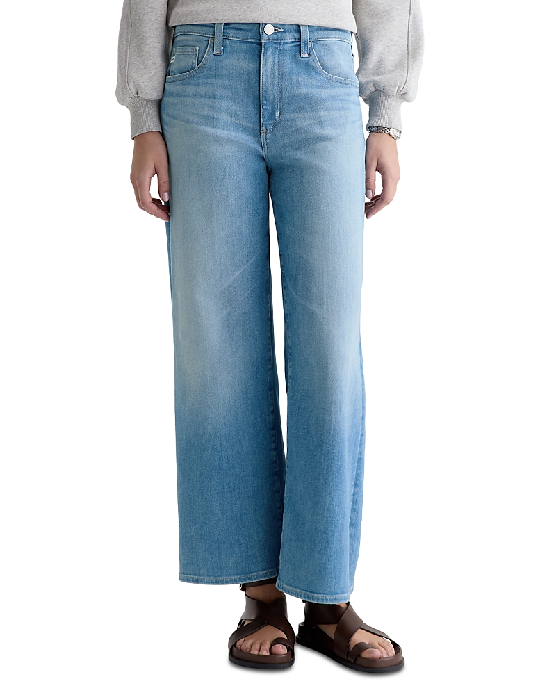 Ag Mid Rise Wide Leg Ankle Jeans in Expedition