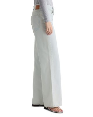 Saige Mid Rise Wide Leg Jeans in Luminance