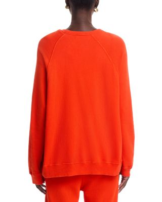 Slouch Sweatshirt & Lap Cropped Flare Sweatpants