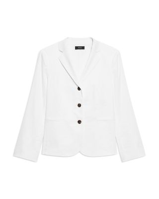 Shrunken Linen Blend Jacket