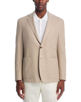 Cotton M&eacute;lange Jersey Unstructured Regular Fit Sport Coat - Exclusive