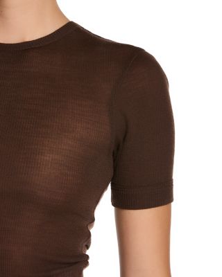 Wool Ribbed Tee