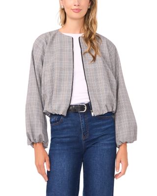 Cropped long Sleeve Bubble Jacket