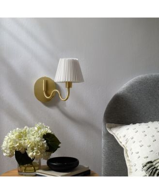  Wave Squiggle Arm Wall Sconce