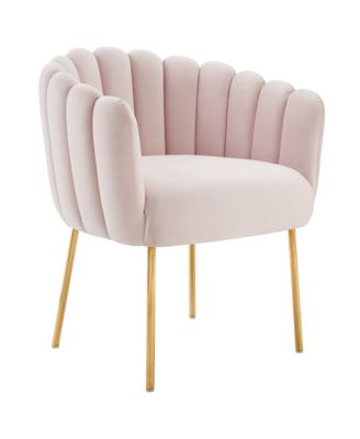  Sanna Channel Tufted Performance Velvet Armchair