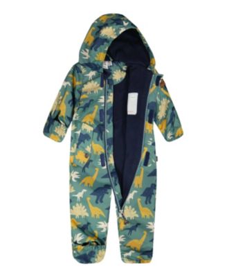 Boys' Mid-Season Printed One-Piece Outerwear with Hat - Baby