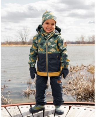  Boys' Stretch Jersey Dinosaur Print Beanie - Baby