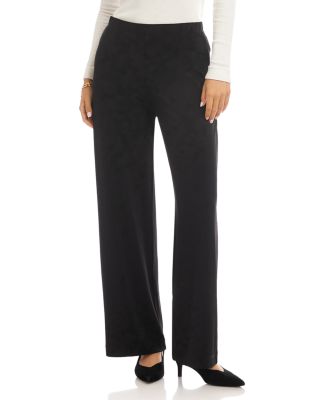 Petites Travel Jersey Wide Leg Pants