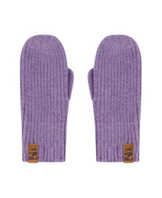 Girls' Soft Ribbed Knit Mittens - Little Kid, Big Kid