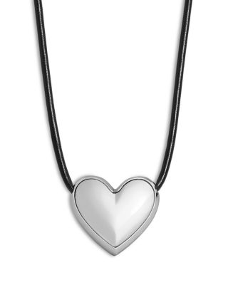 Millie Bubble Heart Paracord Pendant Necklace, 26"