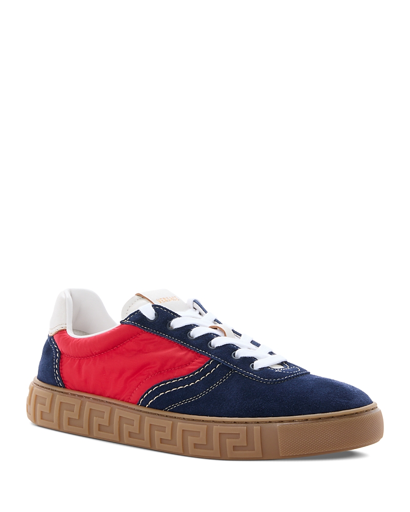Versace Men's Lace Up Low Top Sneakers
