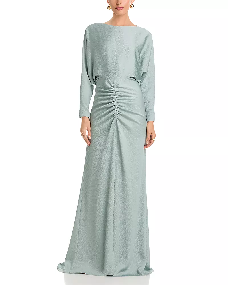 Amsale Dolman Sleeve Gown