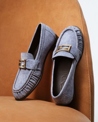 Women's Denim Loafer Flats