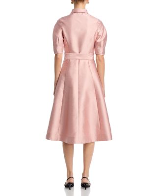 Jacquard Embroidered Shirtdress