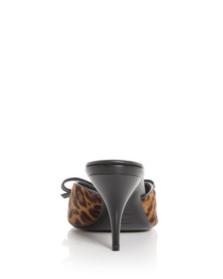 Women's Calf Hair Slide Sandals