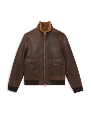 Peveral Long Sleeve Shearling Zip Through Jacket