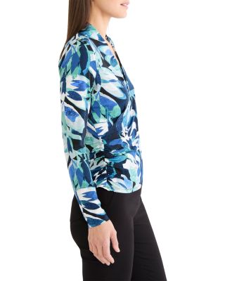 Giverny Knit Wrap Top