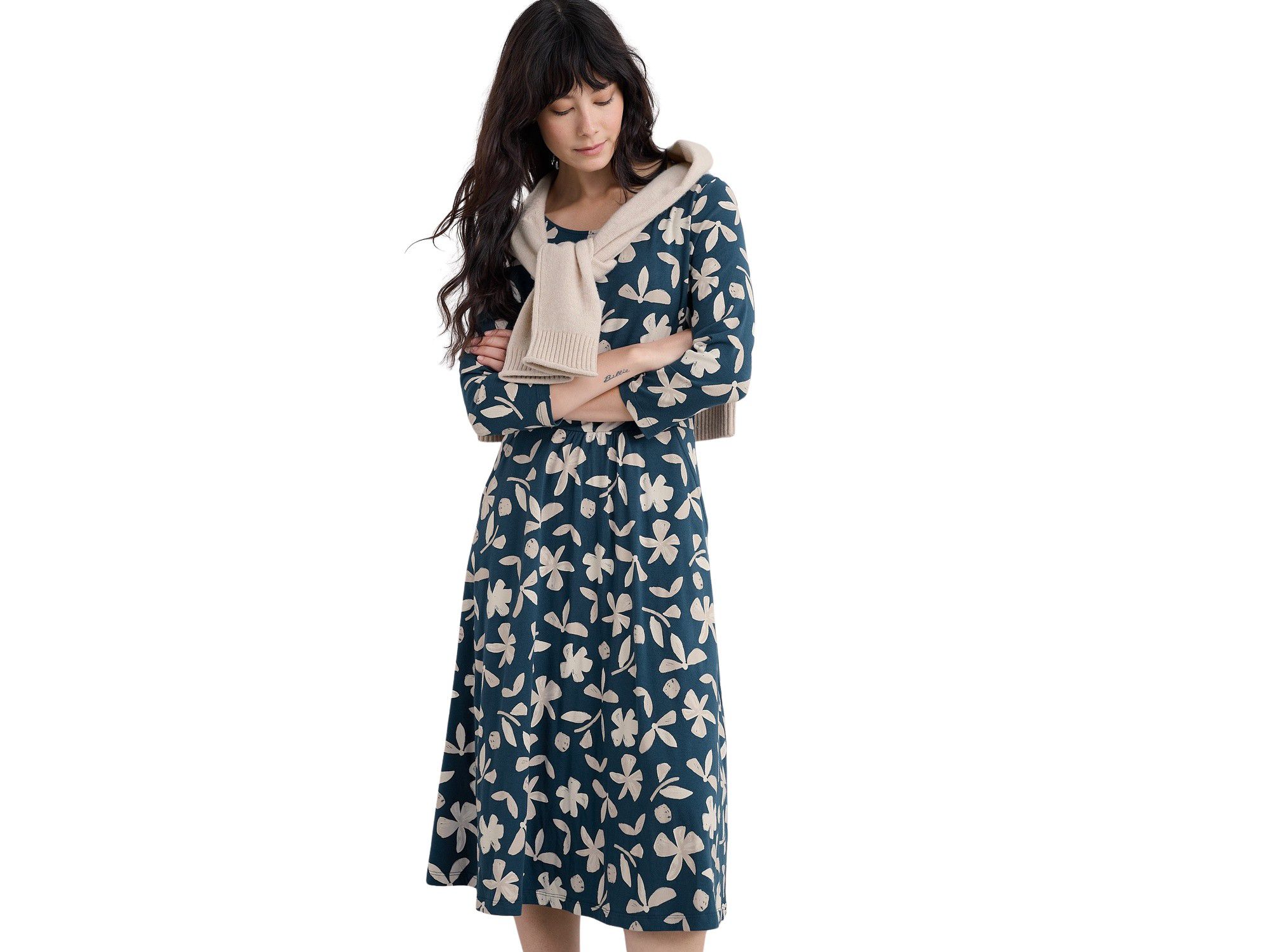 Women's April Quarter Sleeve Dress — Image 3