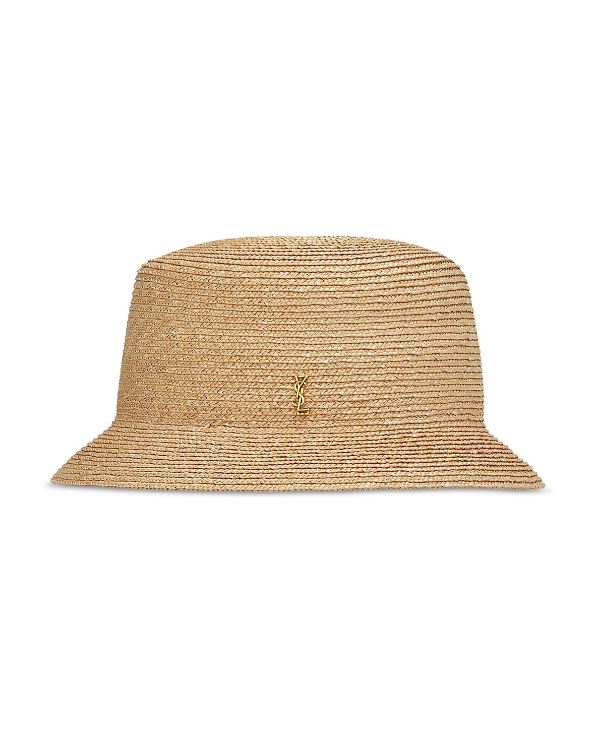 Saint Laurent Maglina Straw Bucket Hat