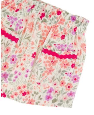 Girls' Muslin Flared Flowers Skort - Little Kid