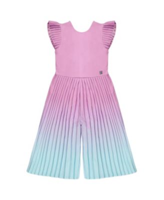 Girls' Capri Gradient Short Sleeve Jumpsuit - Big Kid