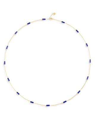 Forza Lapis Long Chain Necklace, 34"