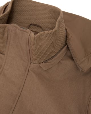 Hooded Zip Through Lord Coat