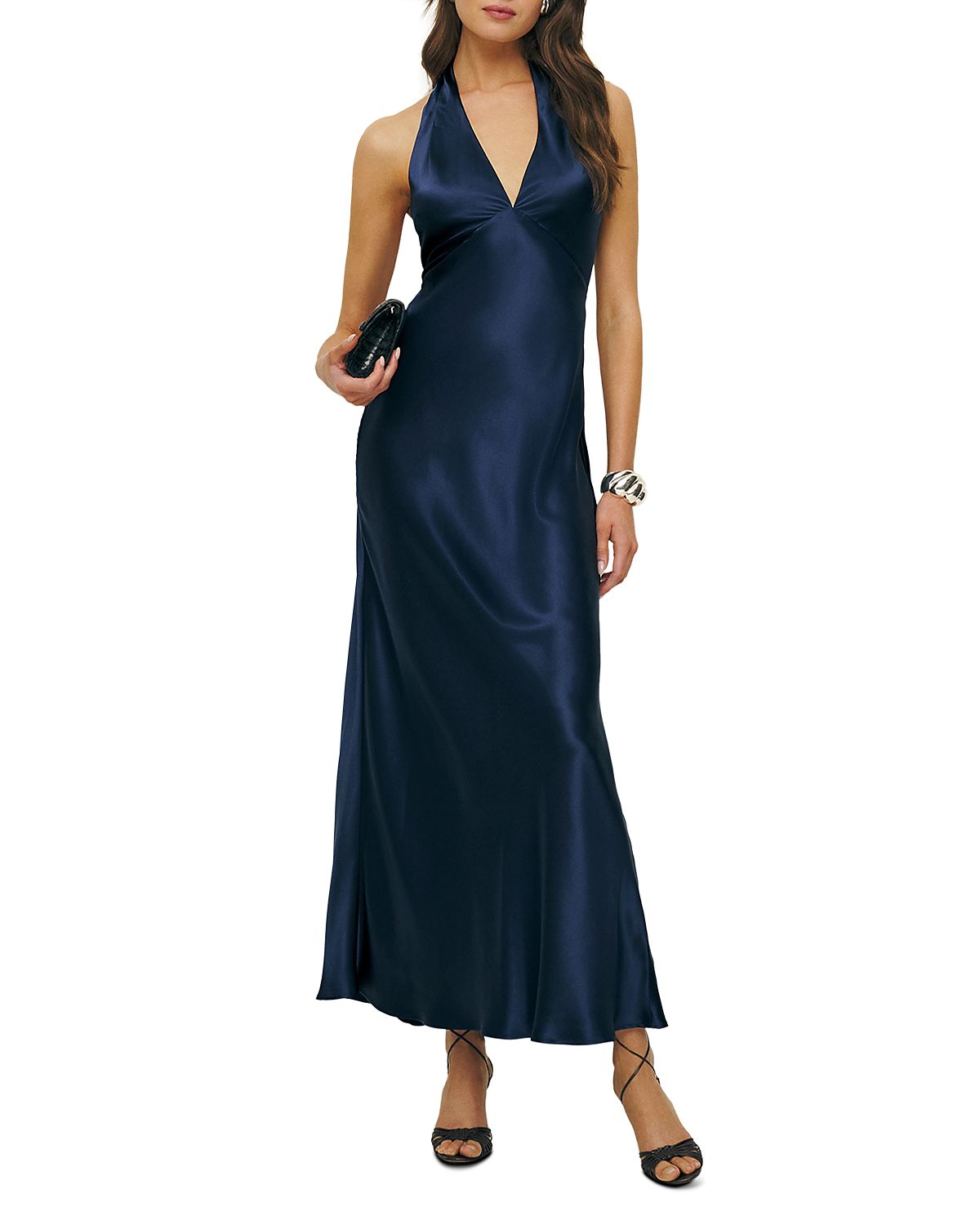 Reformation Daniela Silk Dress