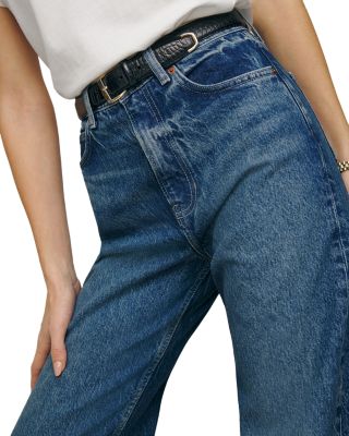 Cary High Rise Slouchy Wide Leg Jeans in Lanier