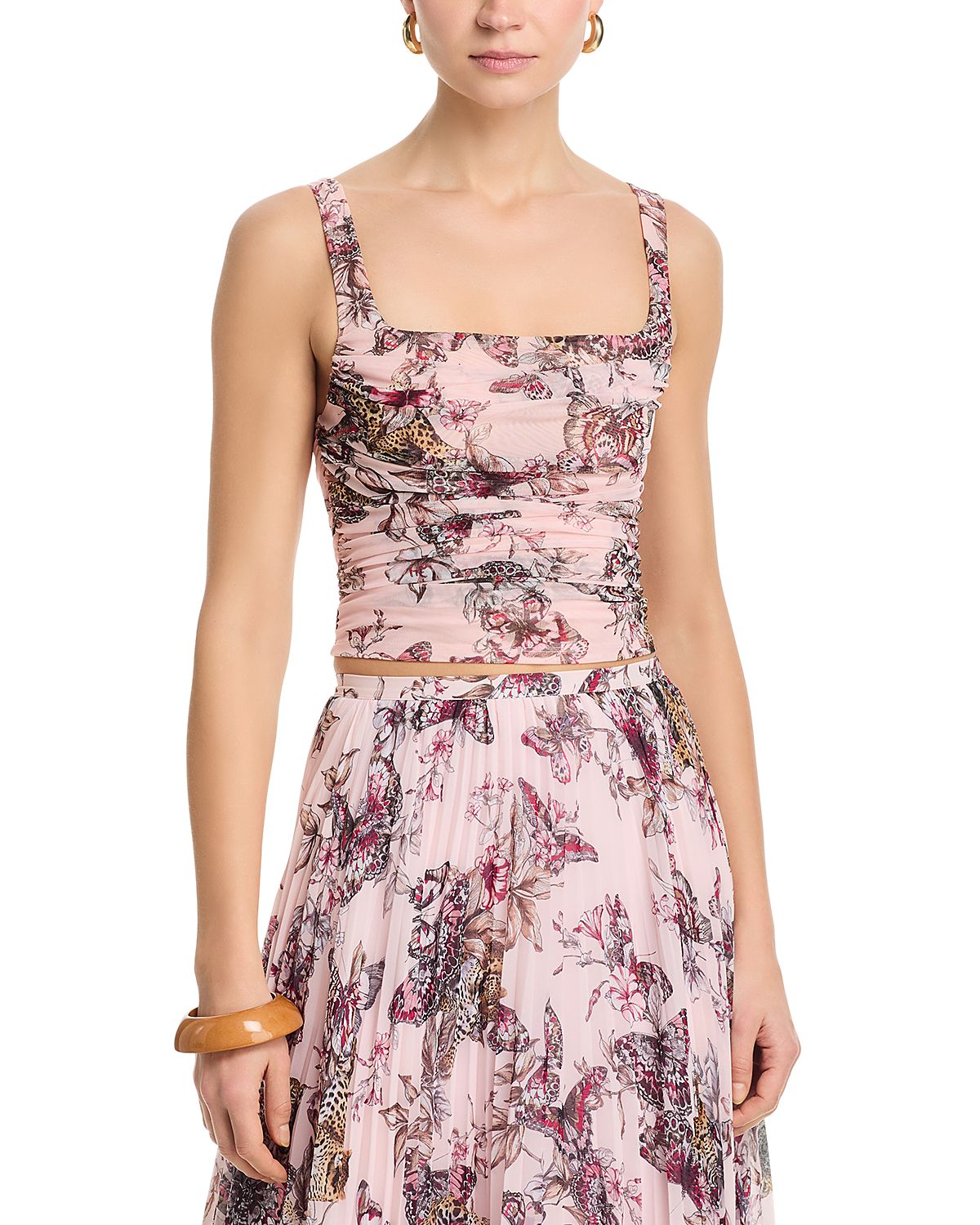 L'Agence Rasha Shirred Tank