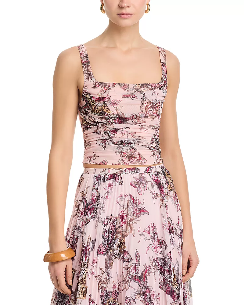 L'Agence Rasha Shirred Tank