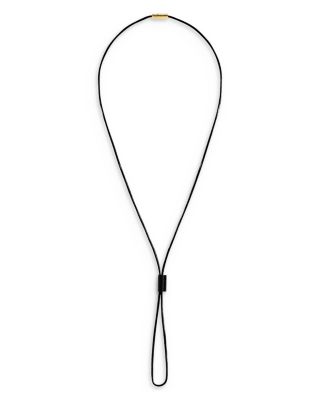 Cheval Leather Necklace, 30"