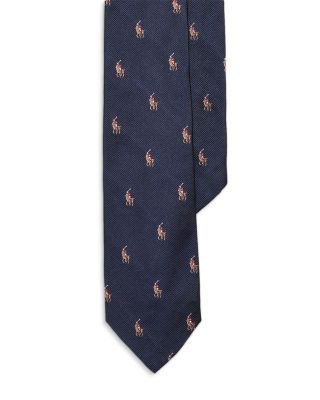 Polo Pony Silk Repp Narrow Tie