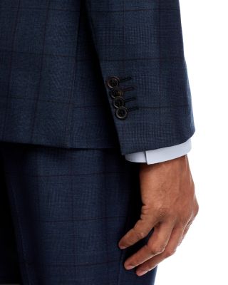 Soho Canvas Plaid Extra Slim Fit Suit