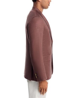 Linen And Wool Twill Extra Slim Fit Sport Jacket