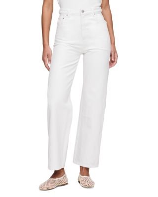 Karmine Refined Wide Leg SculptSystem High Rise Jeans in White