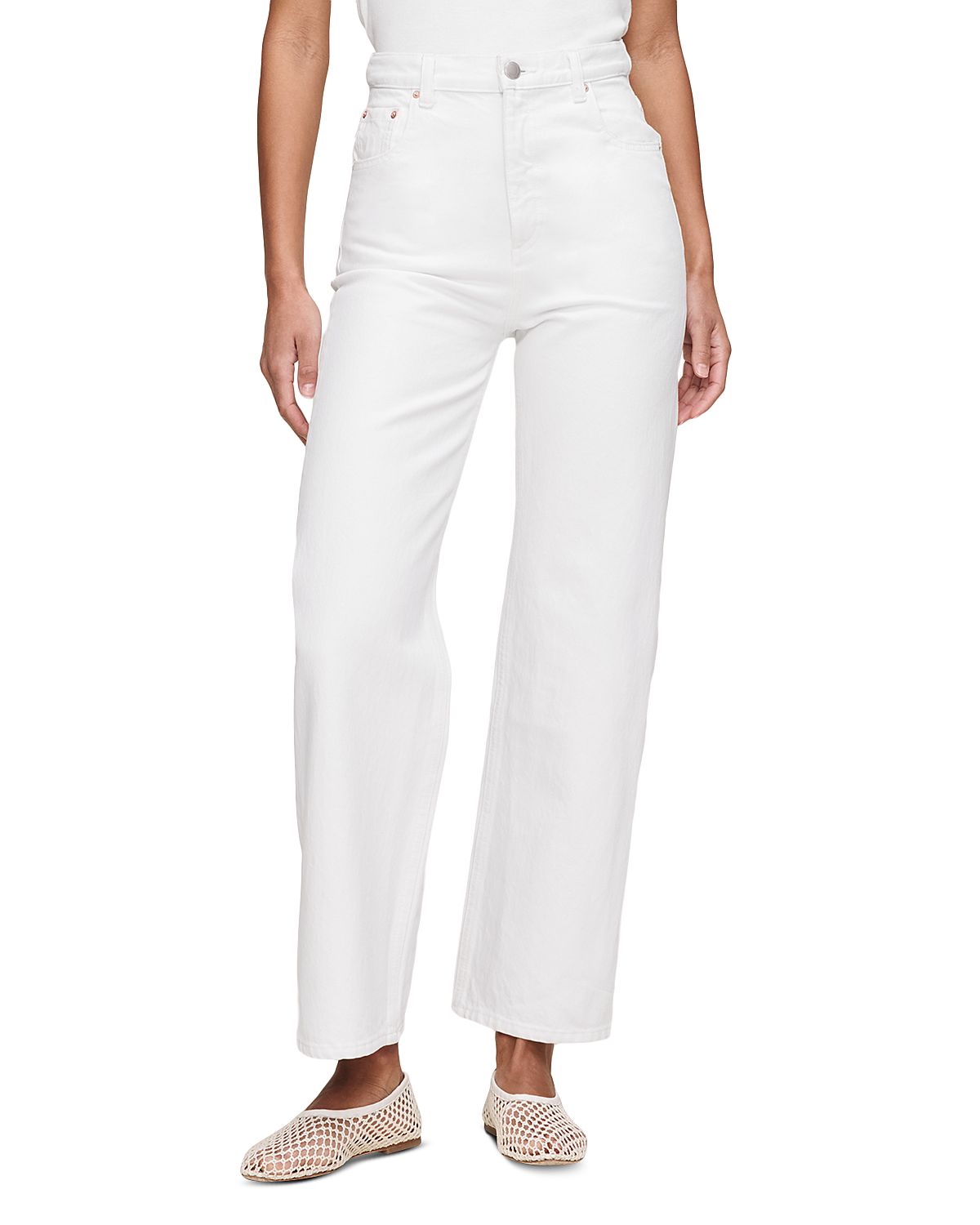 DL1961 Karmine Refined Wide Leg SculptSystem High Rise Jeans